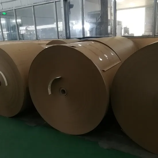 Papel Kraft recubierto de PE para vasos en rollos/hojas/proveedor de ventiladores de papel en China